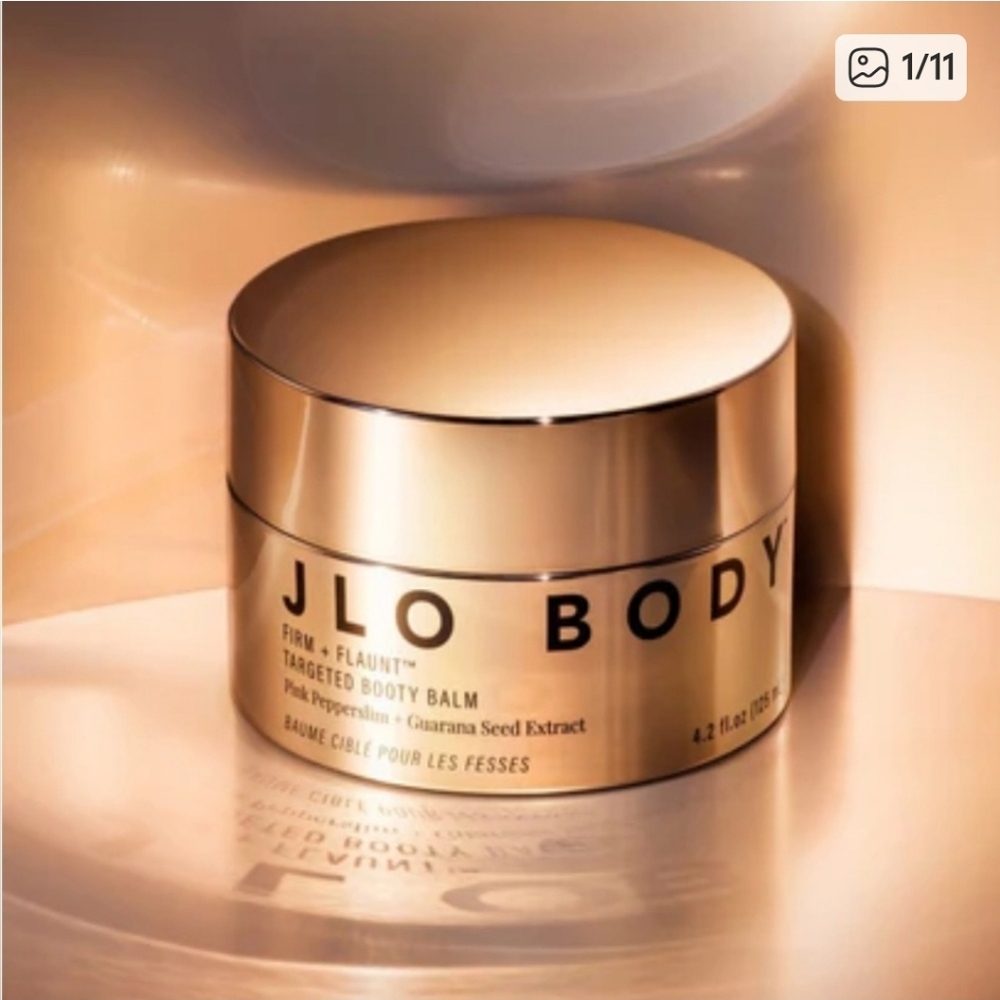JLo Beauty Body Firm + Flaunt Targeted Booty Balm 4.2 fl oz Full Size